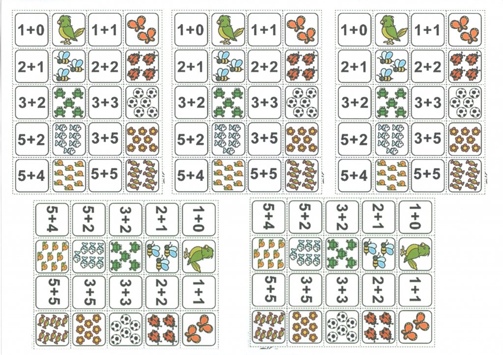 Jogo da Memória Colorido-Adição