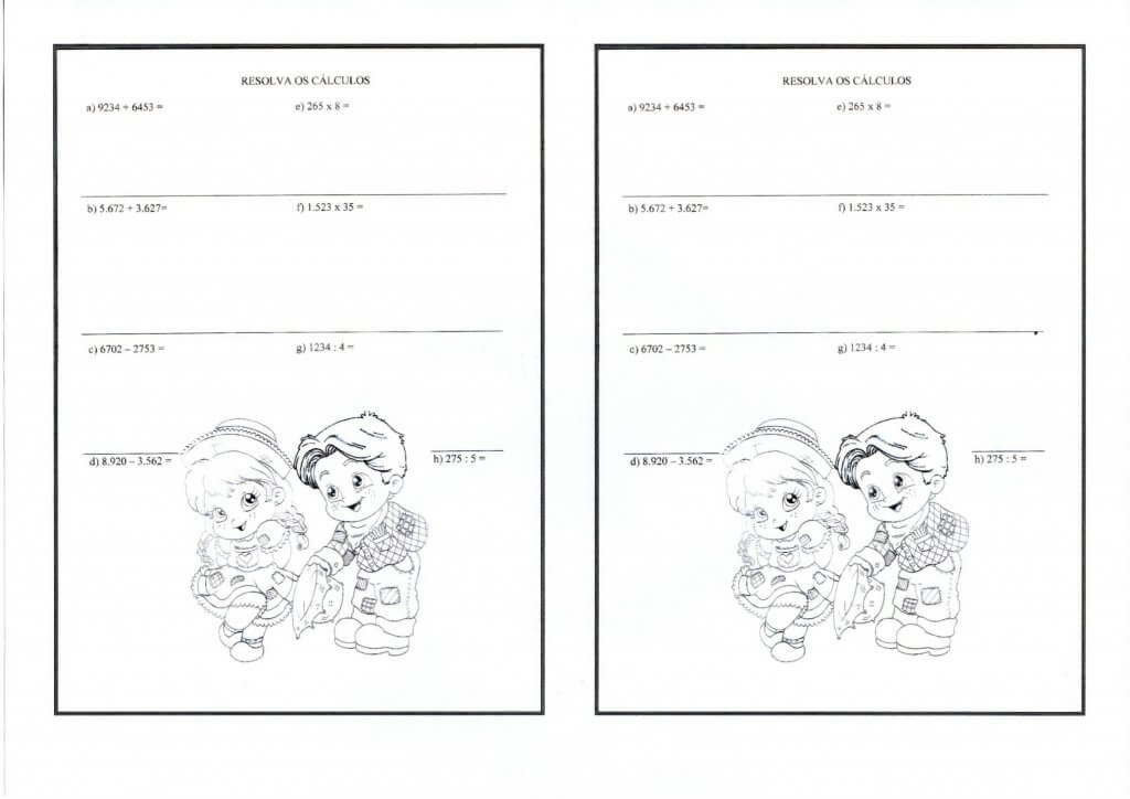 Festa Junina Problemas com Cálculos para resolver