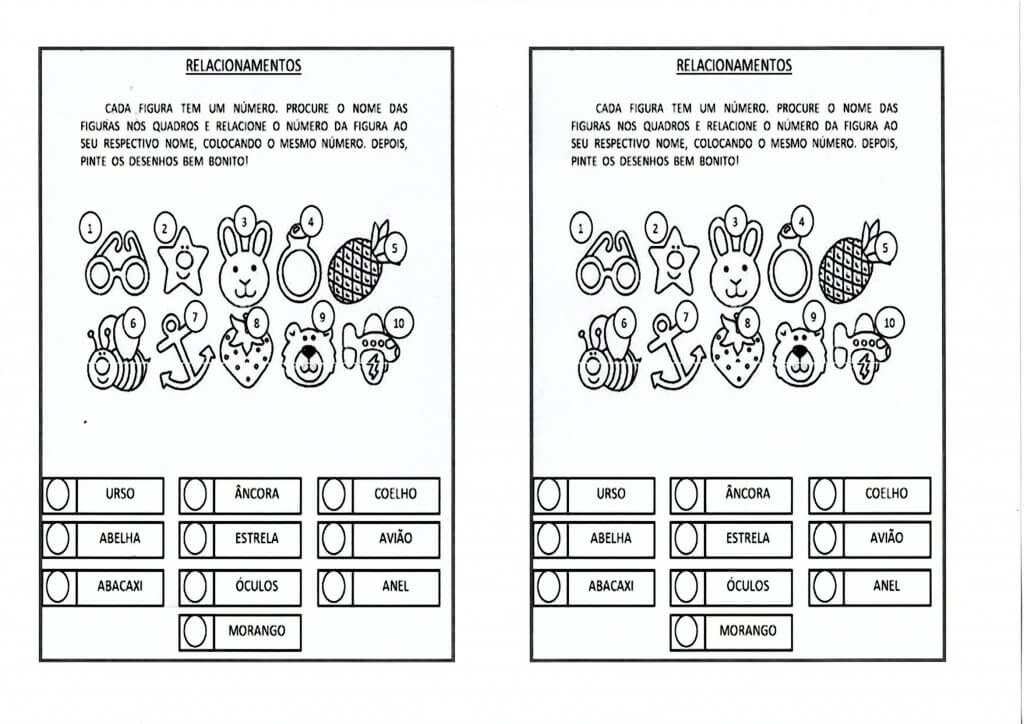 Atividade de Leitura-Figuras e palavras