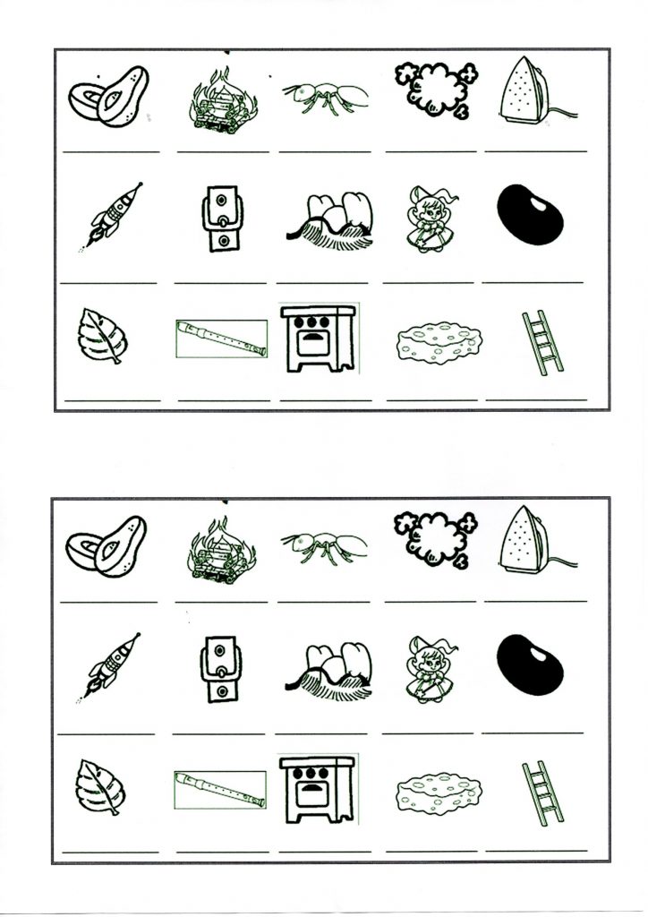 Auto-ditado-Escreva os nomes das diversas figuras