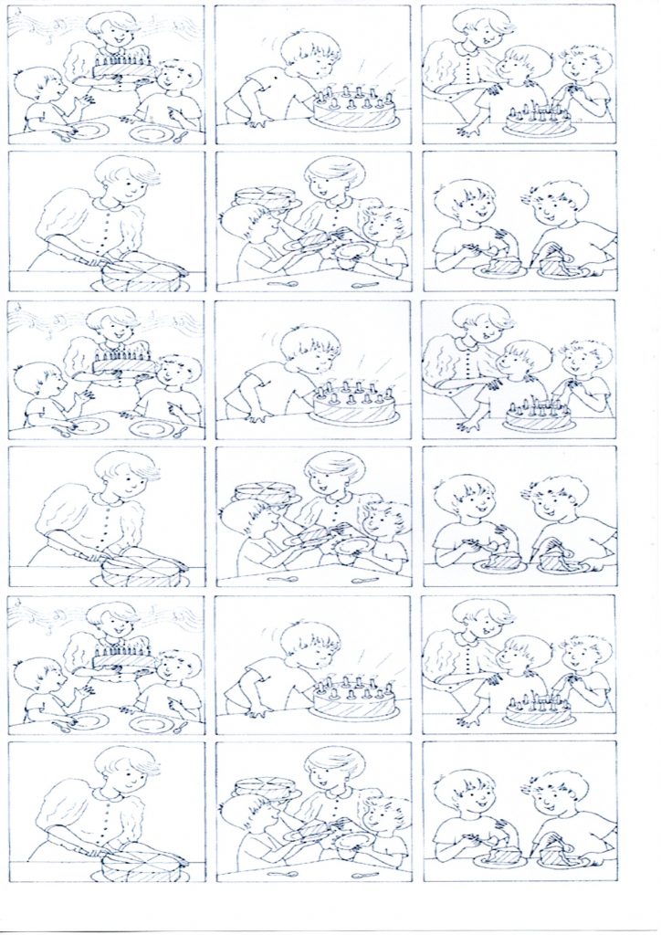 Quadrinhos em sequência para trabalhar Produção de texto