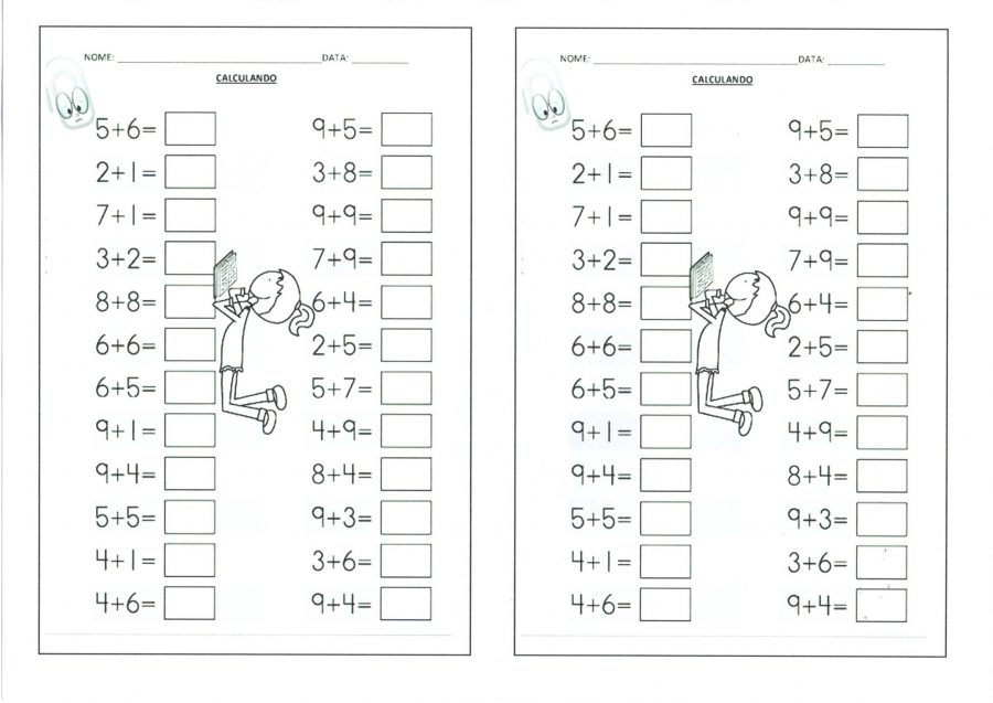 Adição Simples para anos iniciais