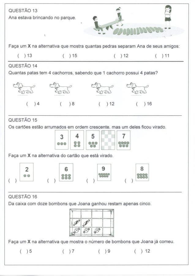 Avaliação Diagnóstica 2 ANO-Alfabeto-Parte 1-Folha 7