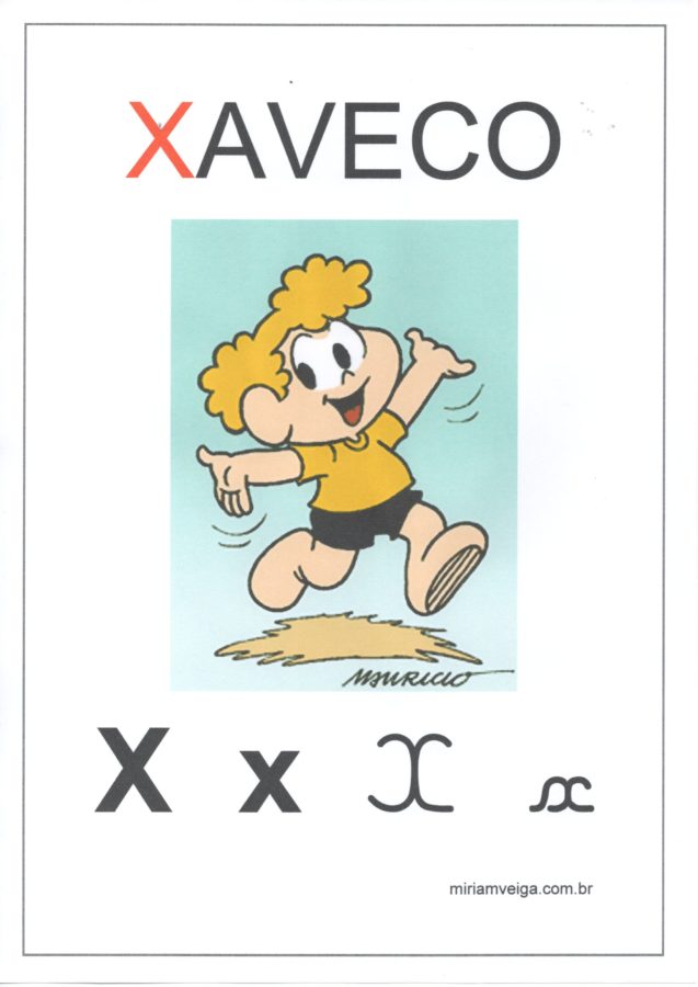 Alfabeto para parede-Filmes com ABCD-Letra X