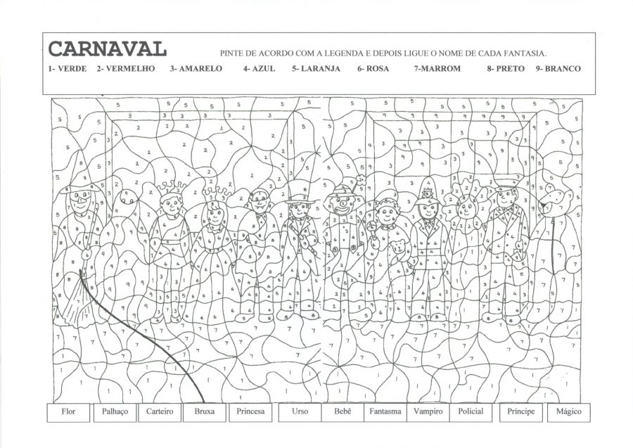 Atividades de Carnaval-Liga pontos do Carnaval