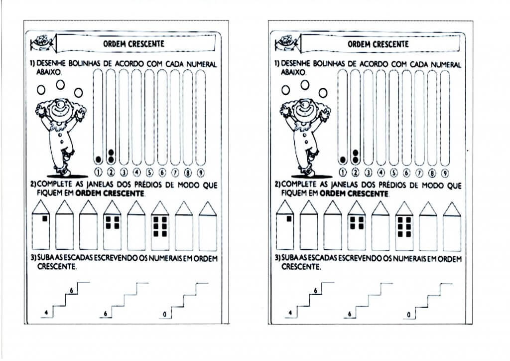 Matemática-Ordem Crescente
