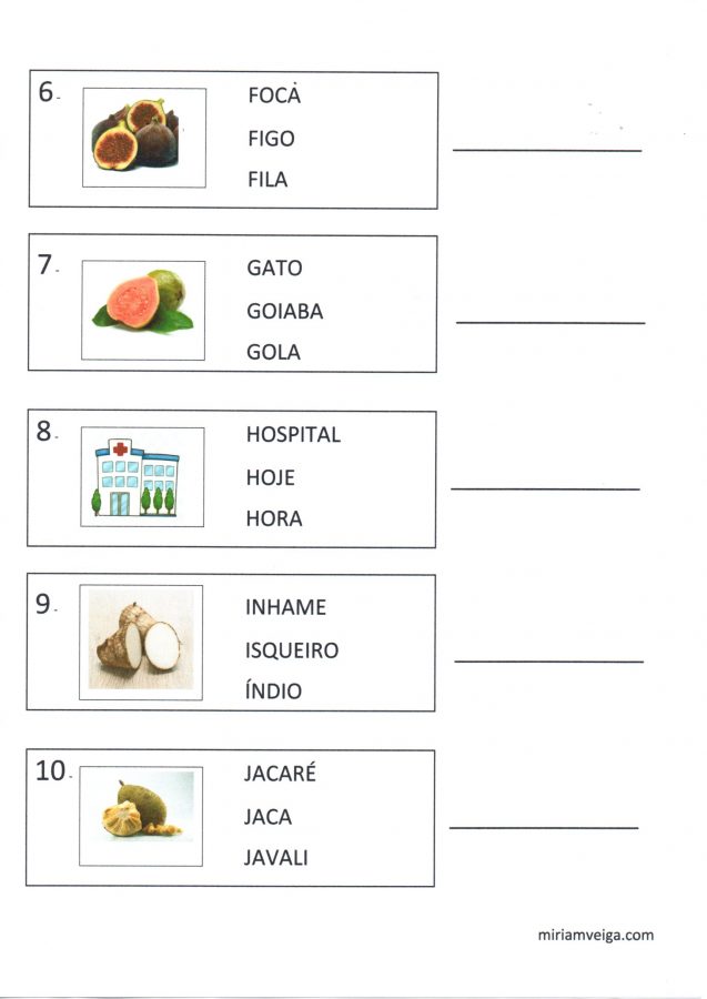 Frutas e verduras-Atividade de leitura-Parte 2-Folha 2
