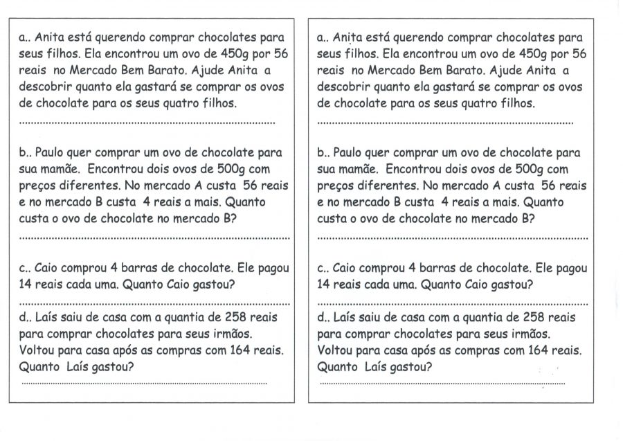 Problemas Diversos de Matemática