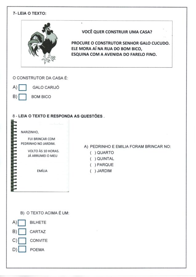 Avaliação Diagnóstica-Português-Parte 3