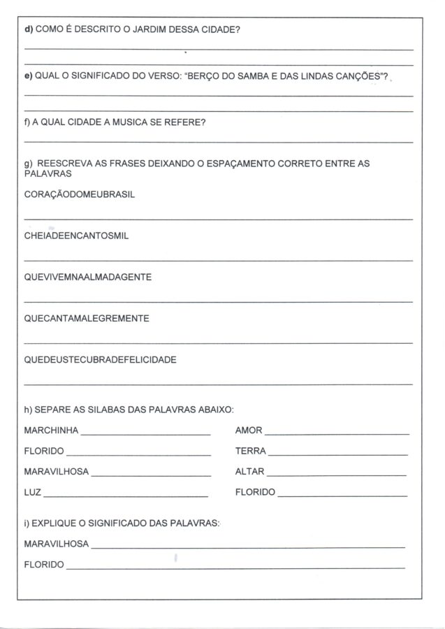 Marchinha de Carnaval-Leitura e interpretação 2