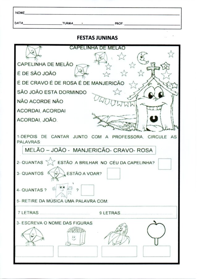 Festa Junina-Capelinha de Melão