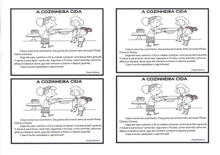Textinho para leitura-A cozinheira Cida