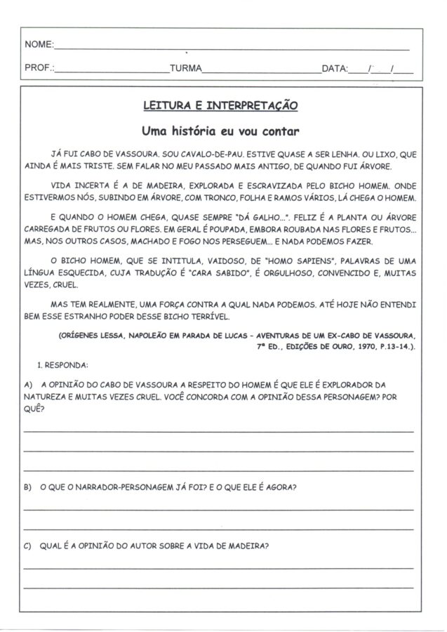 Uma história eu vou contar-Parte 1