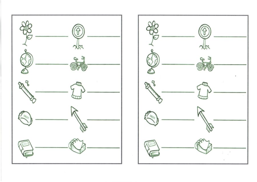 Escrita livre de nomes das figuras