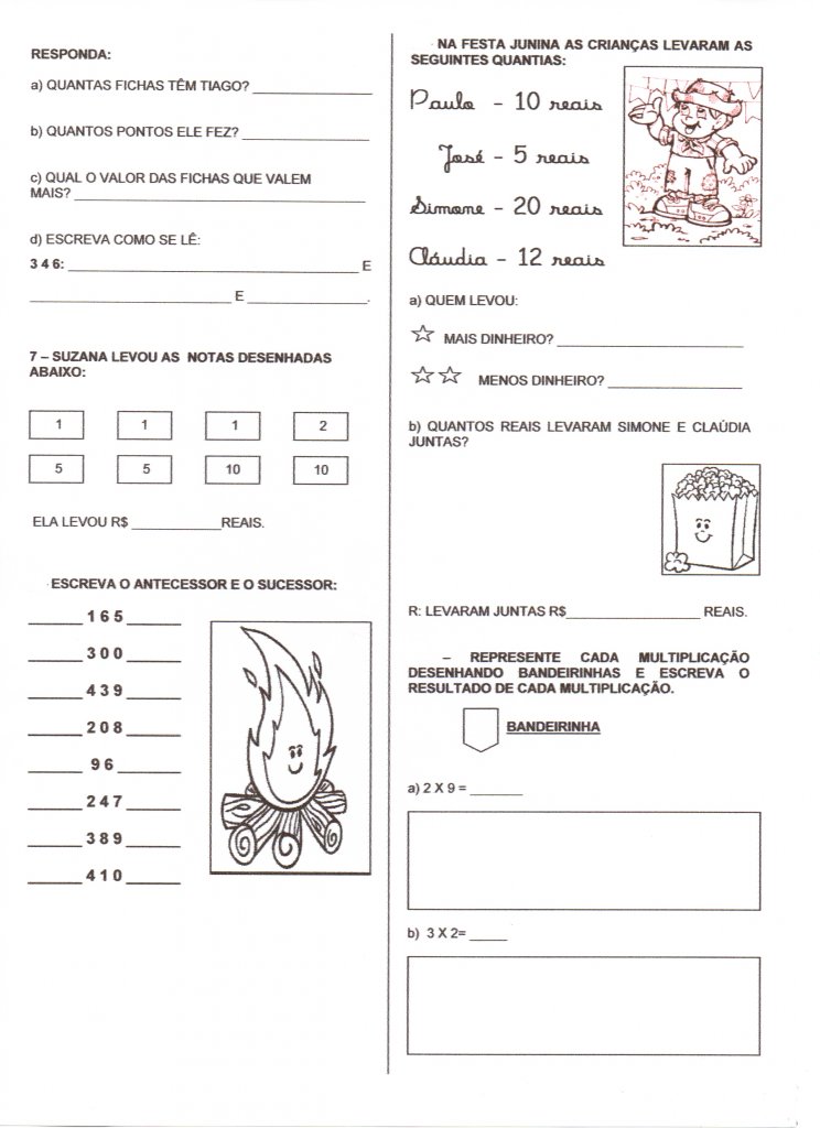 Antecessor e Sucessor-Multiplicação