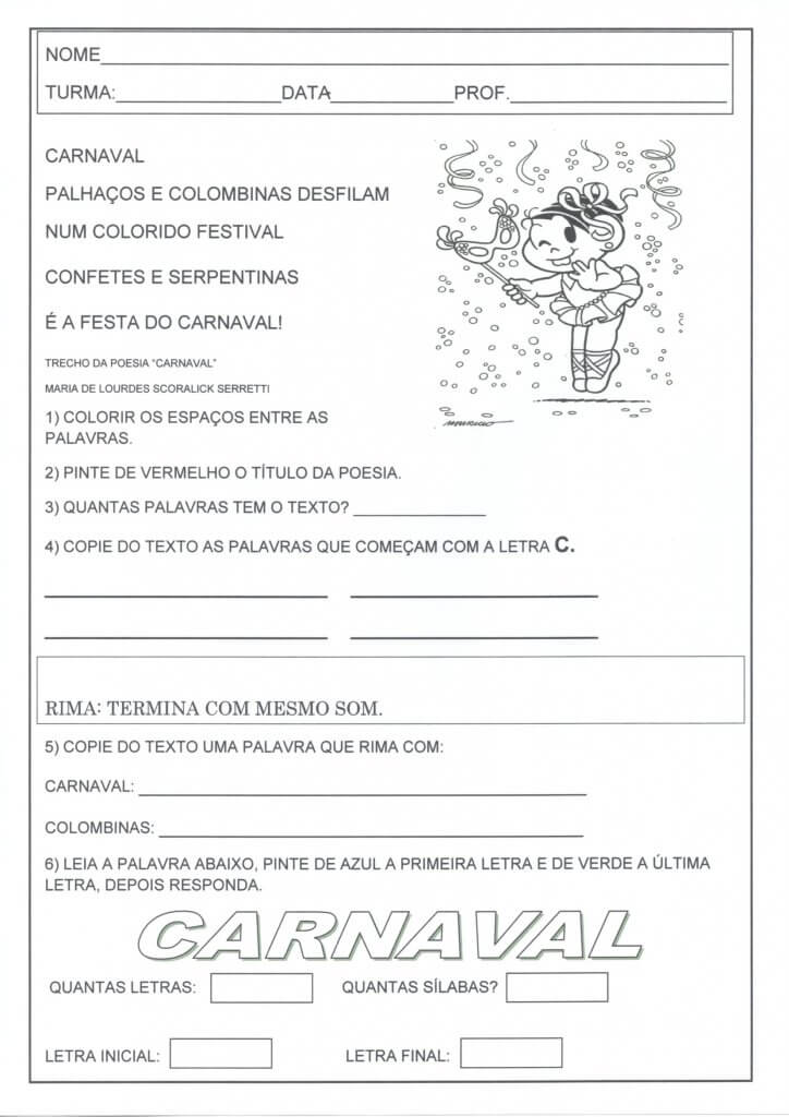 CARNAVAL-Letra Silaba Letra Inicial e Final