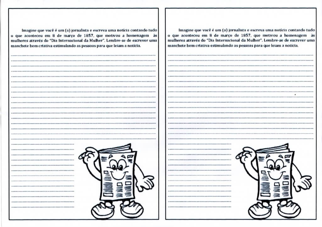 Texto jornalístico-Dia Internacional da Mulher