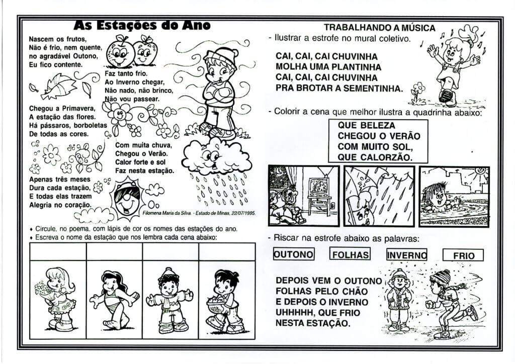 As estações do ano-Musiquinha