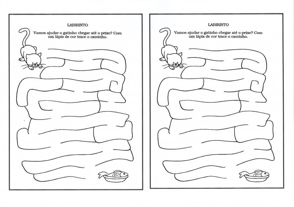 Educação Infantil-Siga o Labirinto-Folha 1