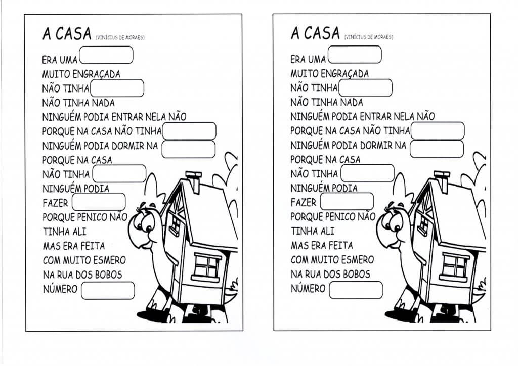 Poema A Casa-Vinícius de Moraes