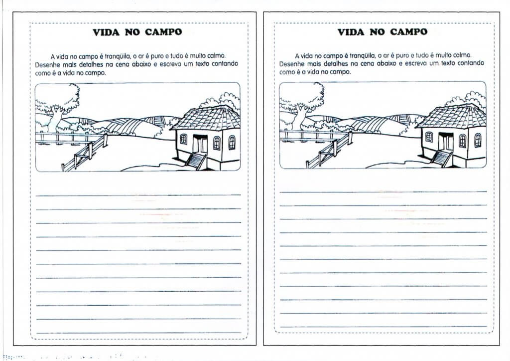 Produção de texto-A vida no campo
