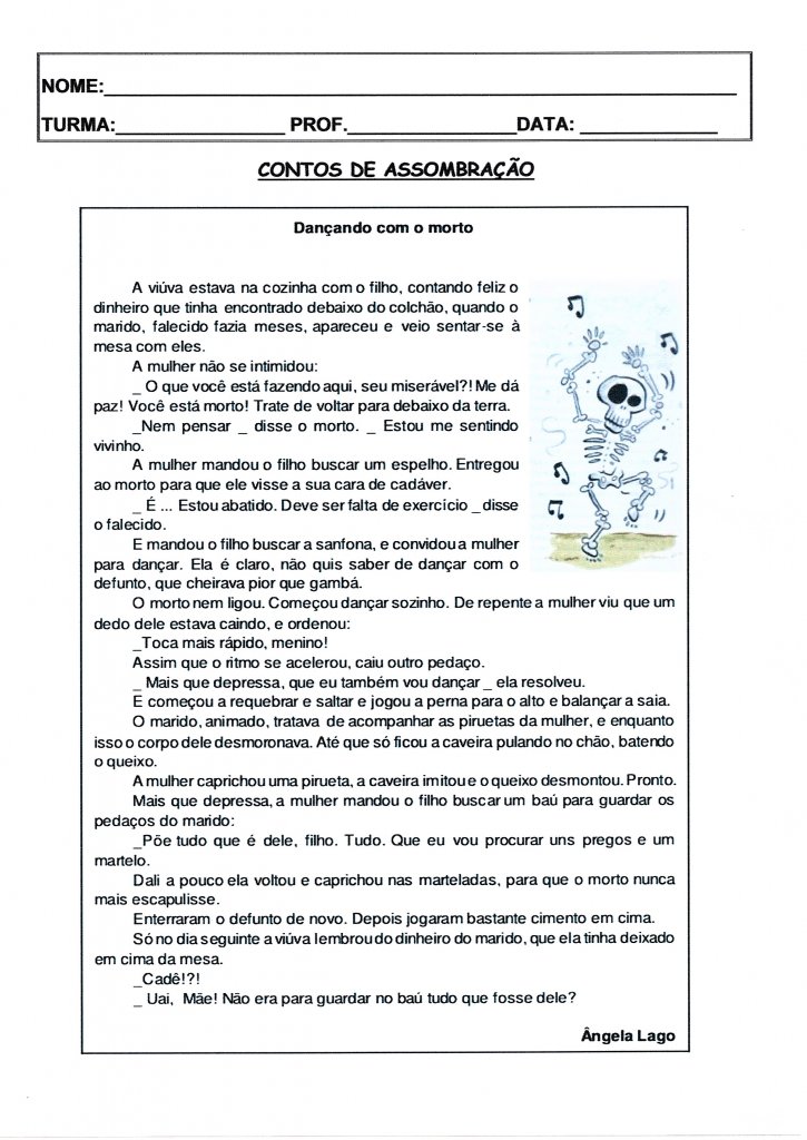 Contos de Assombração-Interpretação-Parte 1-Folha 1