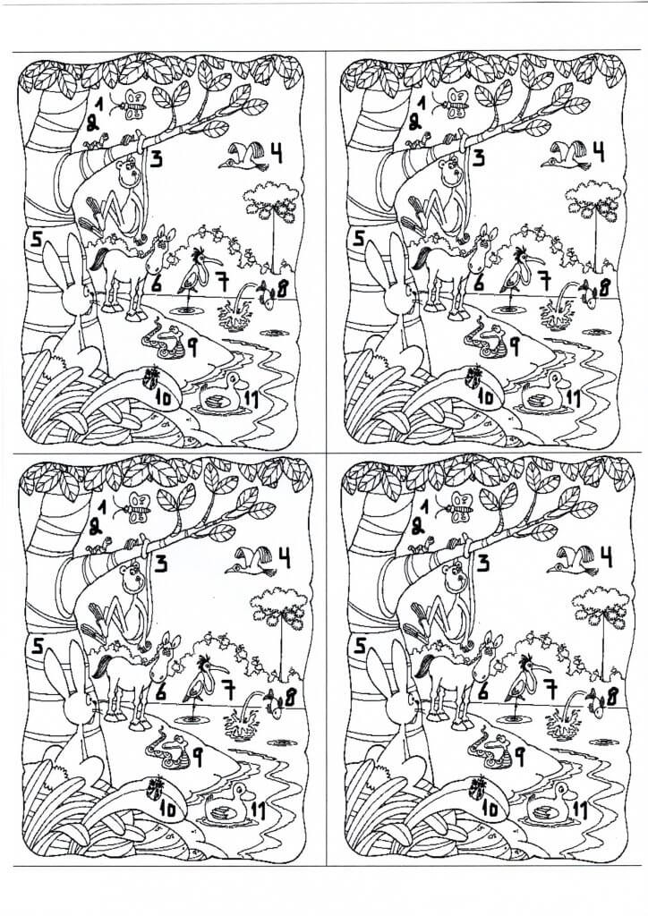 Escreva os nomes das figuras do quadro