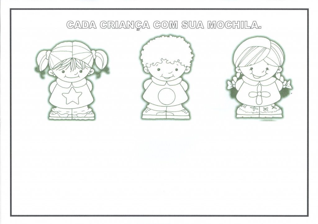 Educação Infantil-Encontre o que falta e complete-Folha 3