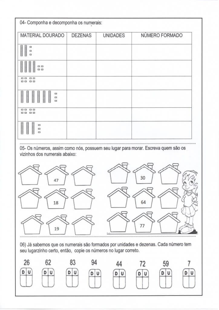 Avaliação-2 e 3 ano-Matemática-Parte 1-Folha 2