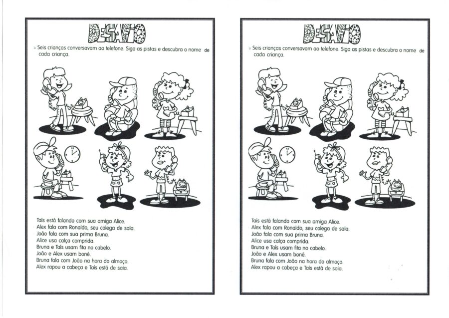 Atividade de Desafio Quem é Quem