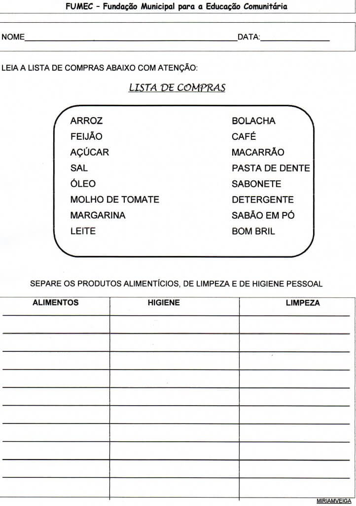 EJA-Projeto Supermercado-1 Lista de compras
