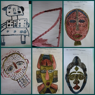 Projeto Máscaras - Pintura Com Terra - EJA · Alfabetização Blog