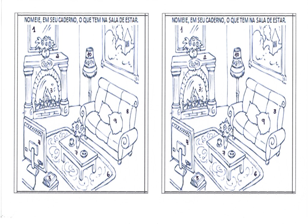 Nomear Figuras Alfabetização-Sala