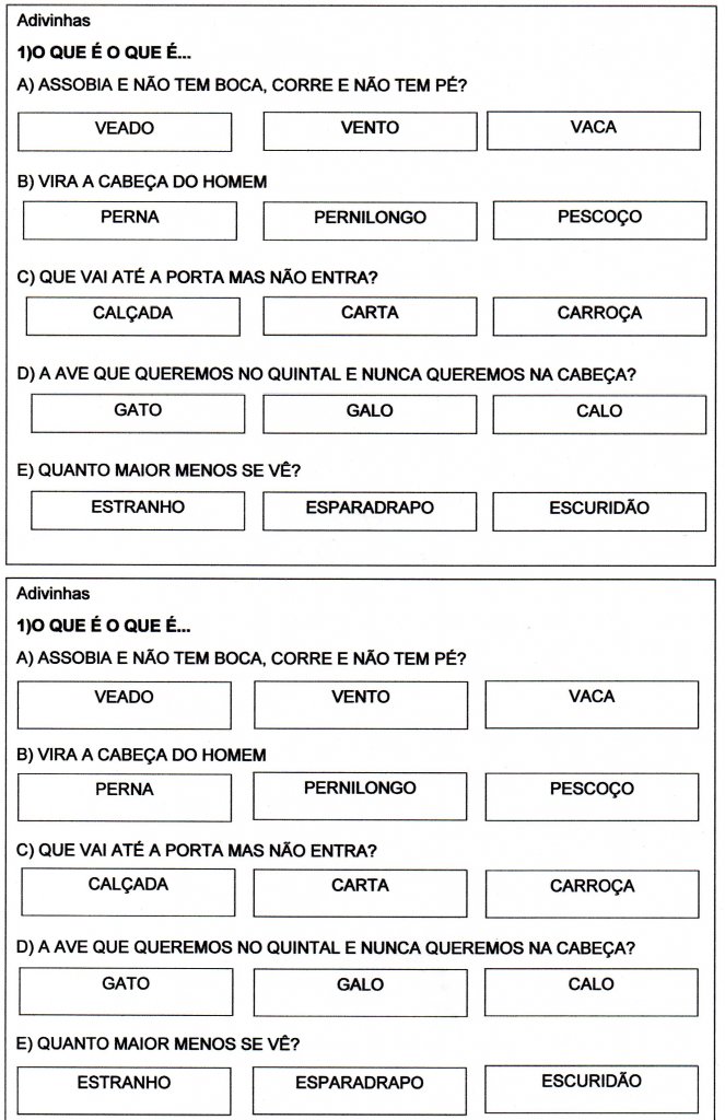 O que é o que é-Advinhas do Folclore