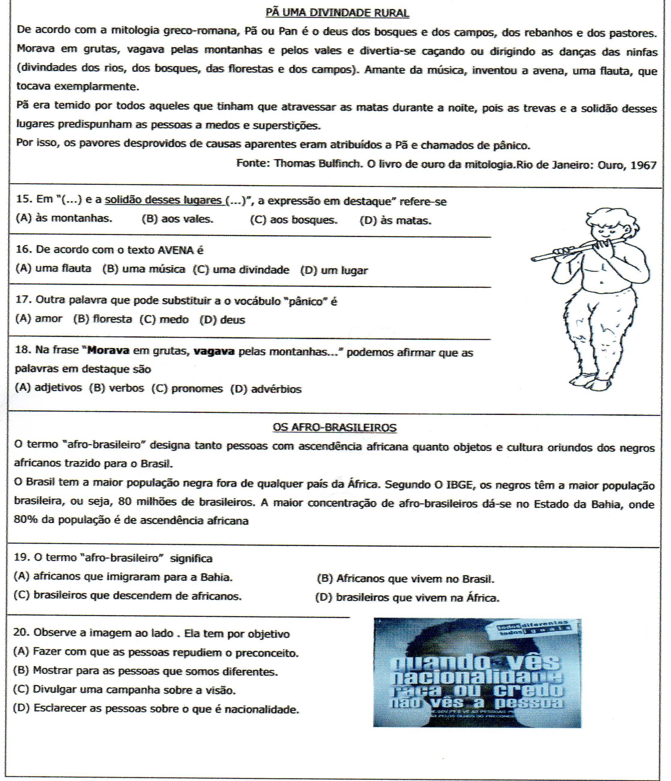 Avaliação 5 Ano Interpretação De Textos Parte 2 · Alfabetização Blog 1849