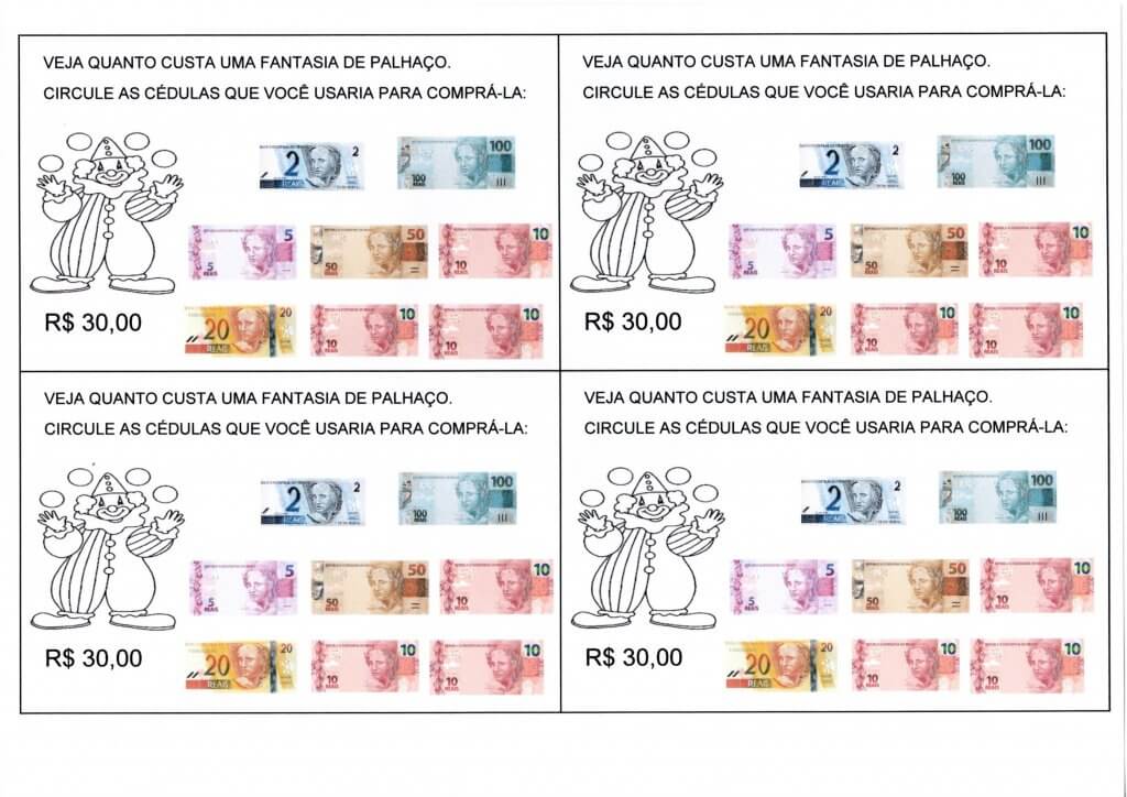 Matemática-Sistema Monetário Carnaval