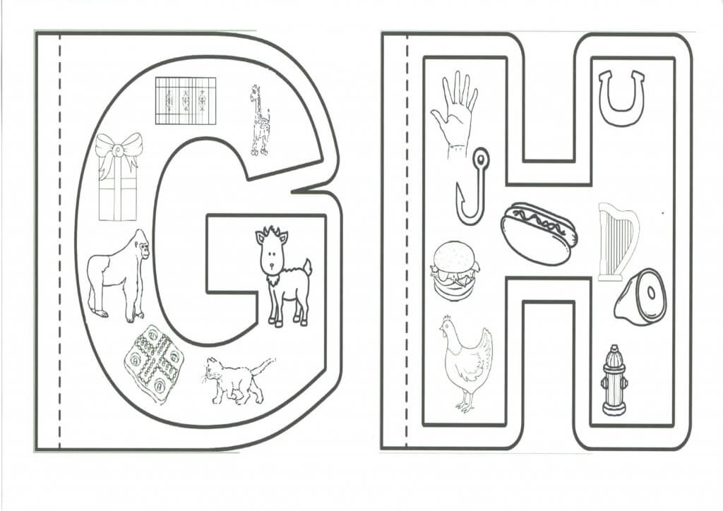 Livrinho do Alfabeto-Parte 2-De G a L-Folha 1