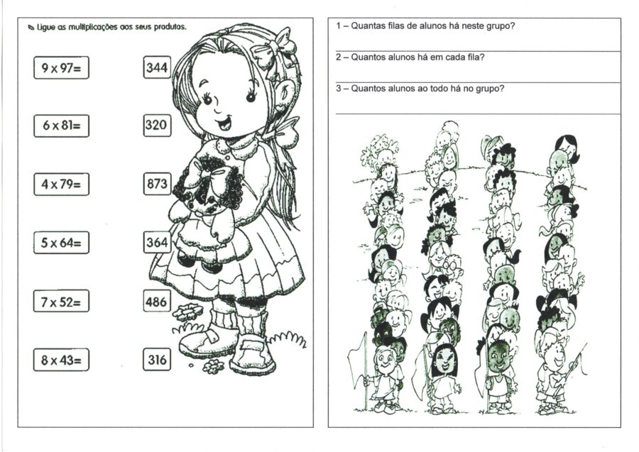 Multiplicação-Observação e contagem-Atividade