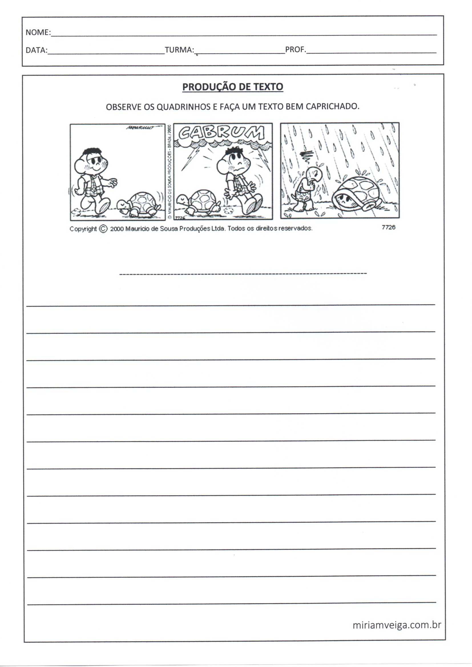 💖Produção de texto com quadrinhos · Alfabetização Blog