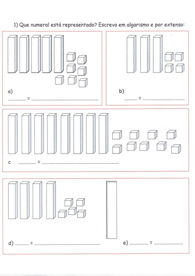 Material Dourado-Dezenas e Unidades Parte 2