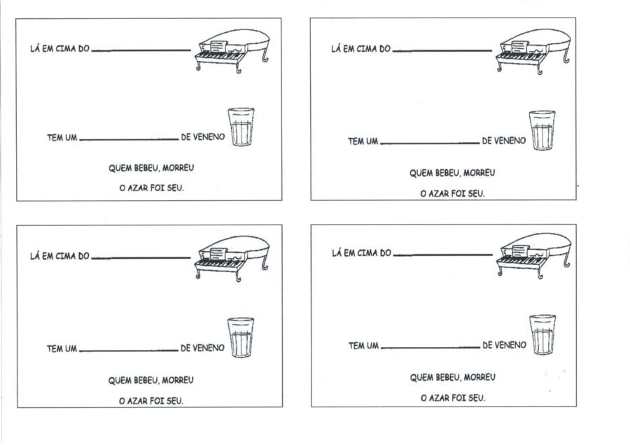 Parlenda-Lá em cima do piano-folha 1