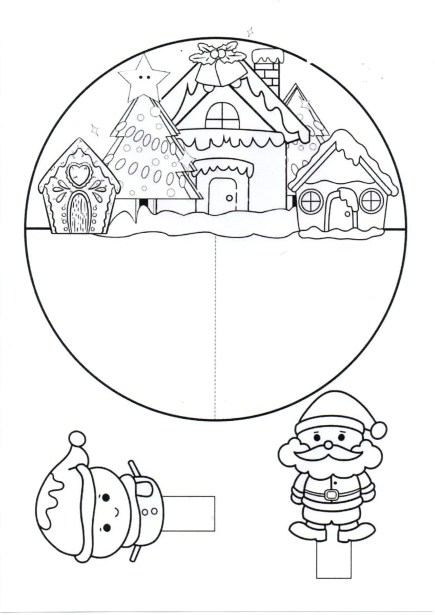 Enfeite de natal para colorir duende 2-para colorir
