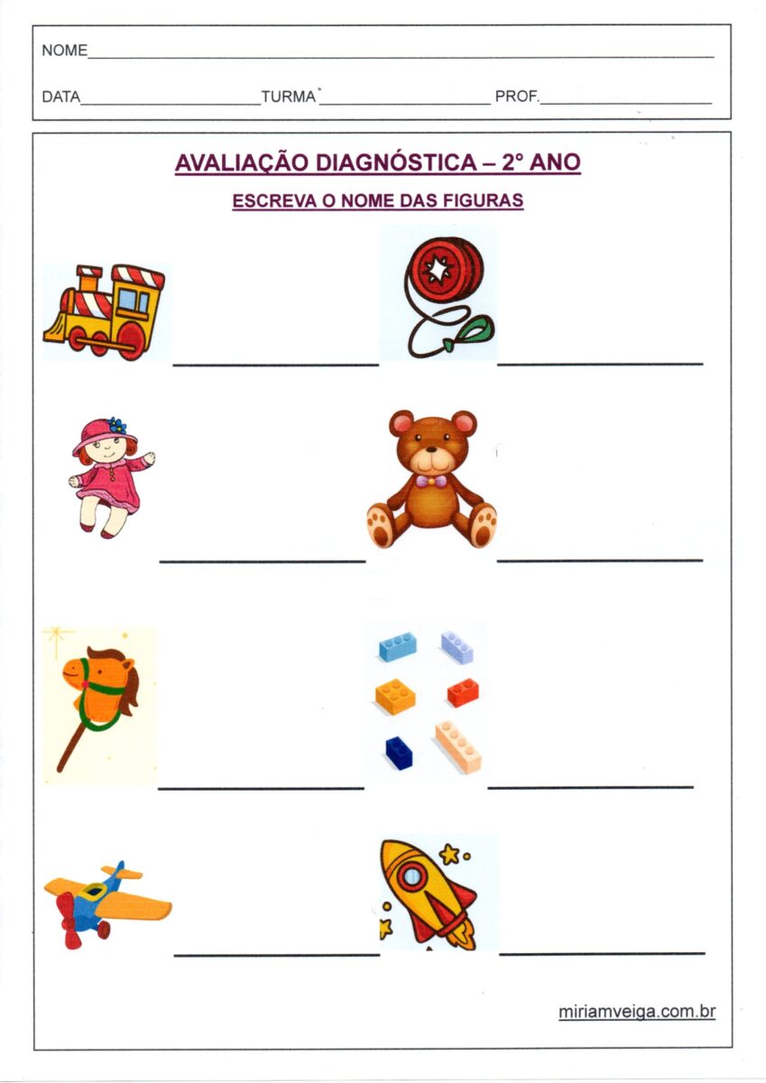 Avaliação Diagnóstica-Escrita 2 ANO