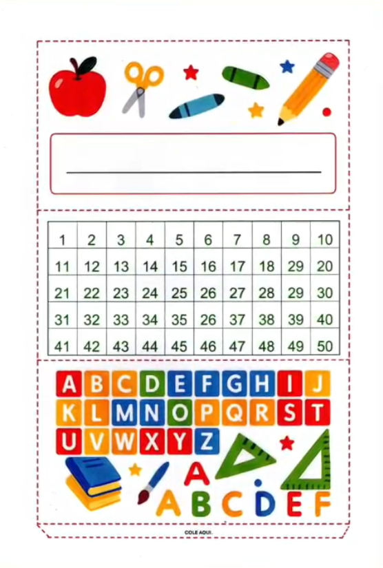 Crachá de mesa triangular com 3 faces