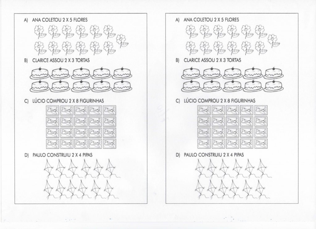Atividade de Multiplicação com Figuras